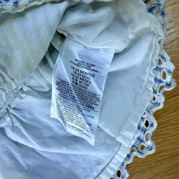 Bundle of Baby Gap Striped dress & Cat & Jack Jean Jacket Size 18 - 24 months - Picture 5 of 12